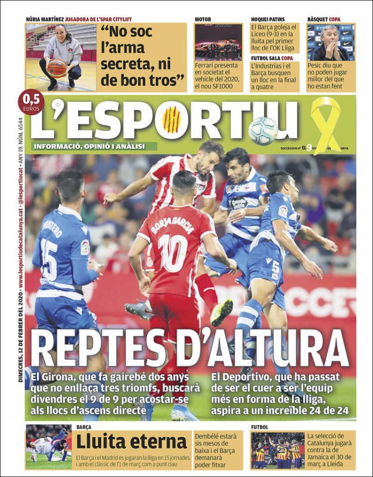 Portada de L'Esportiu : Girona (Spain)