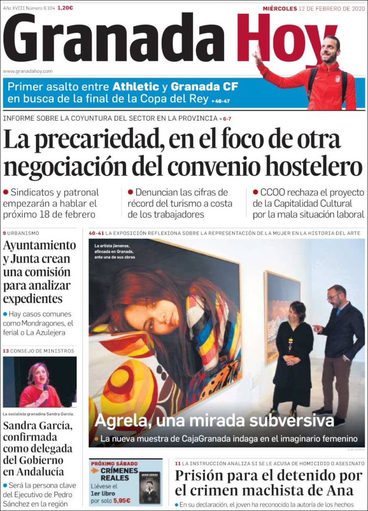 Portada de Granada Hoy (Spain)