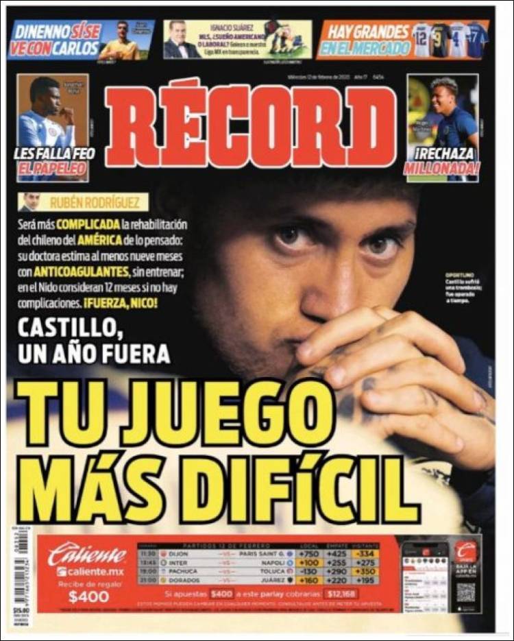 Portada de Record (México)