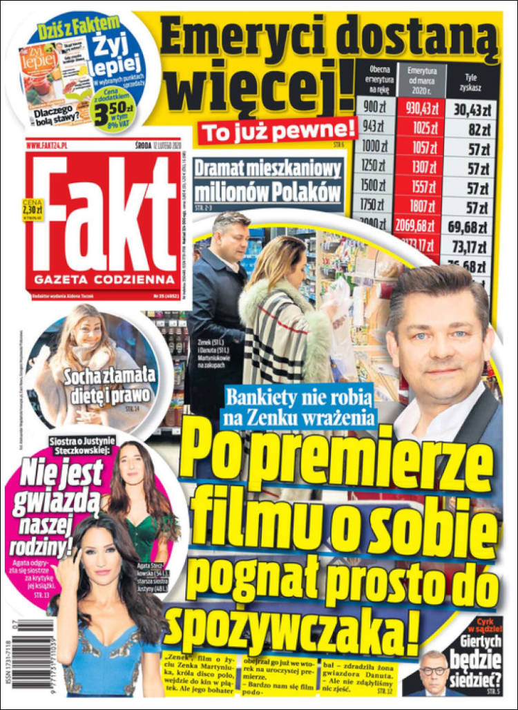 Portada de Fakt (Polonia)