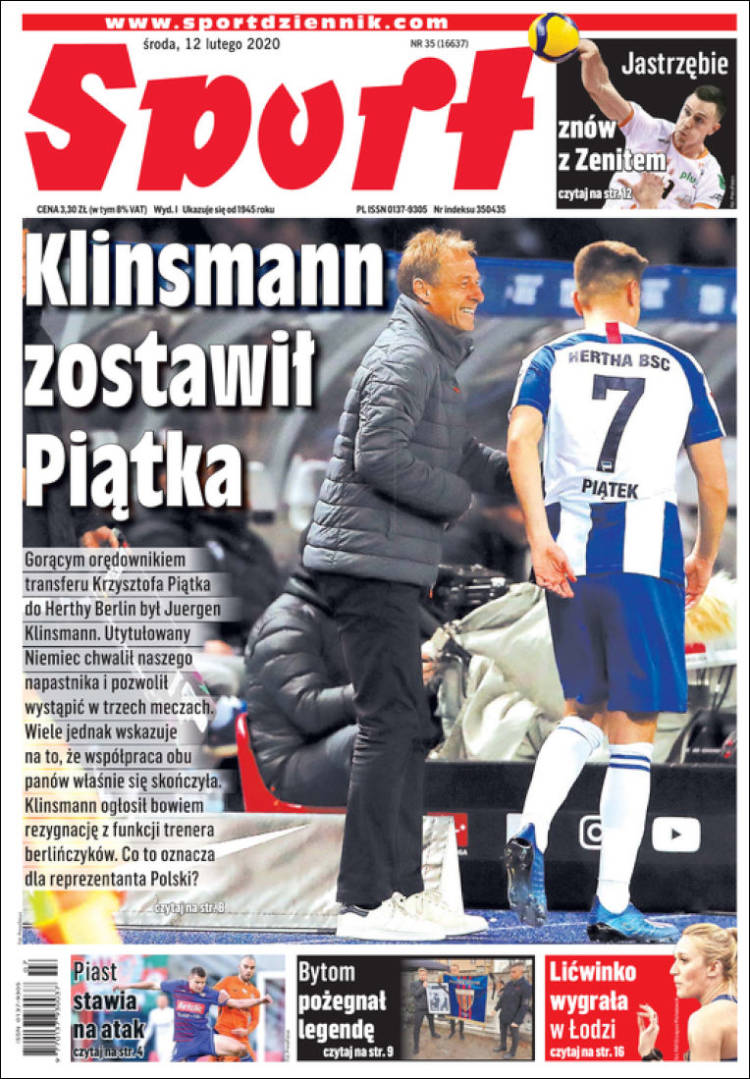 Portada de Katowicki Sport (Polonia)