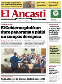 Portada de El Ancasti (Argentina)