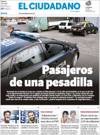 Portada de Diario El Ciudadano (Argentina)