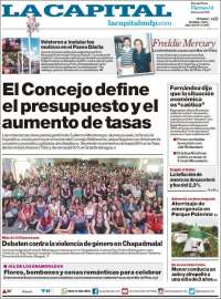 Portada de Diario La Capital - Mar del Plata (Argentina)