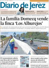 Portada de Diario de Jerez (España)