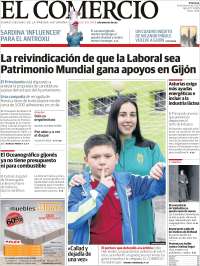 Portada de El Comercio - Gijón (España)