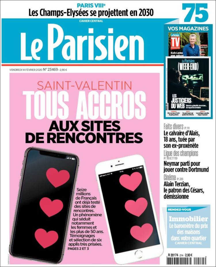 Portada de Le Parisien (Francia)
