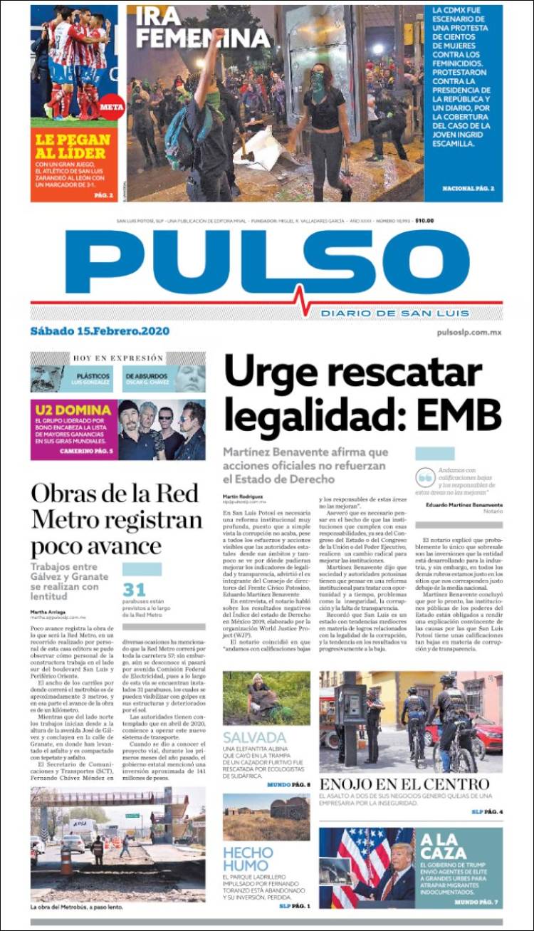 Portada de Pulso (México)