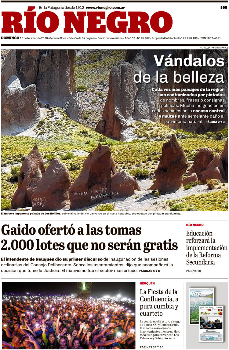 Portada de Rio Negro (Argentina)