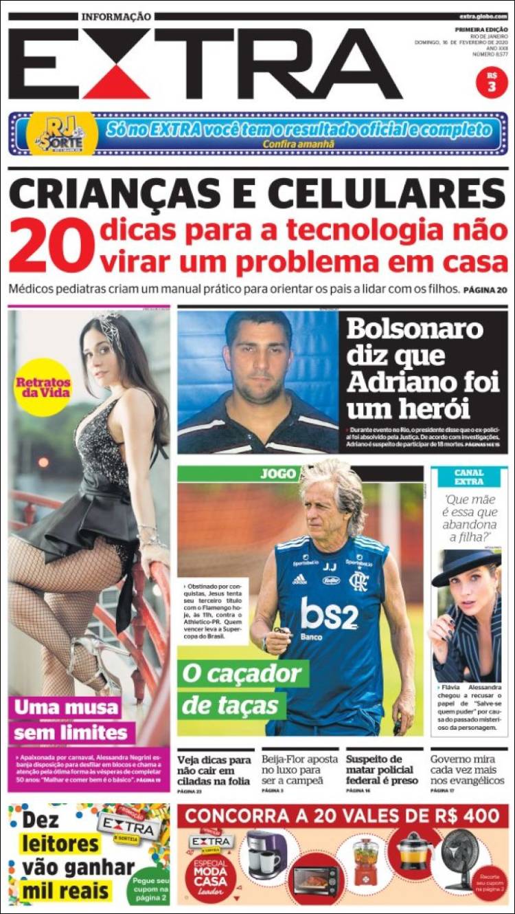 Portada de Extra (Brasil)