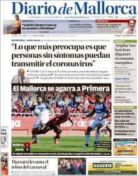 Portada de Diario de Mallorca (España)