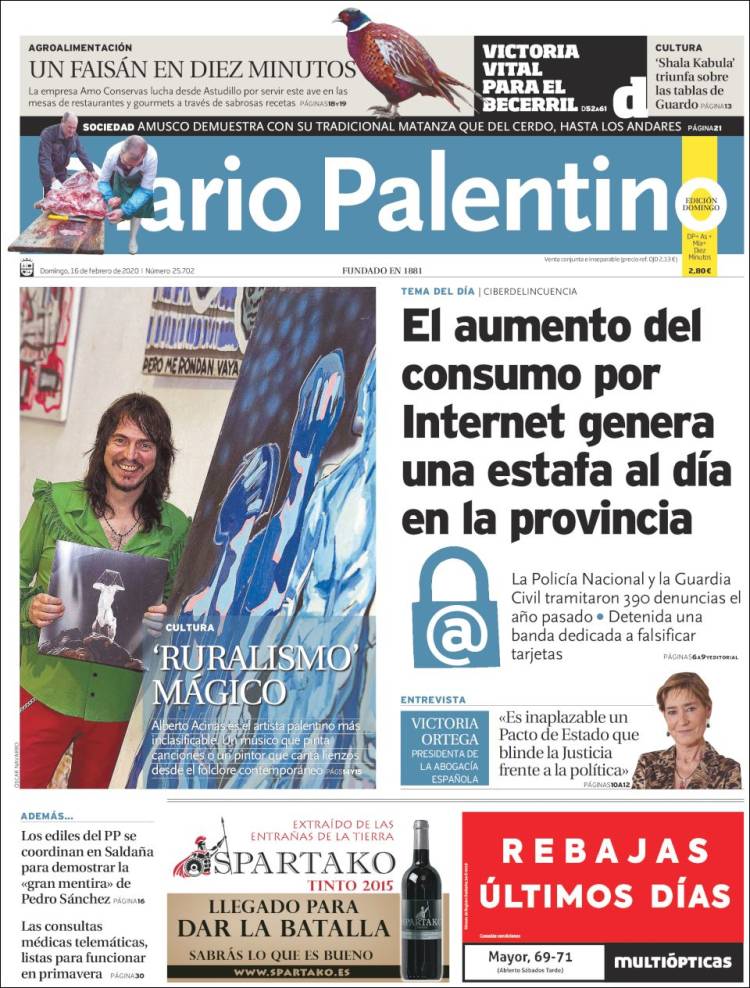 Portada de Diario Palentino (España)