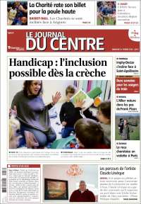 Portada de Le Journal du Centre (Francia)