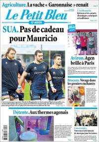 Portada de Le Petit Bleu (Francia)