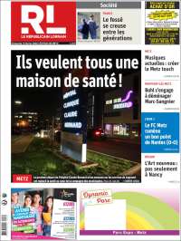 Portada de Le Republicain Lorrain (Francia)