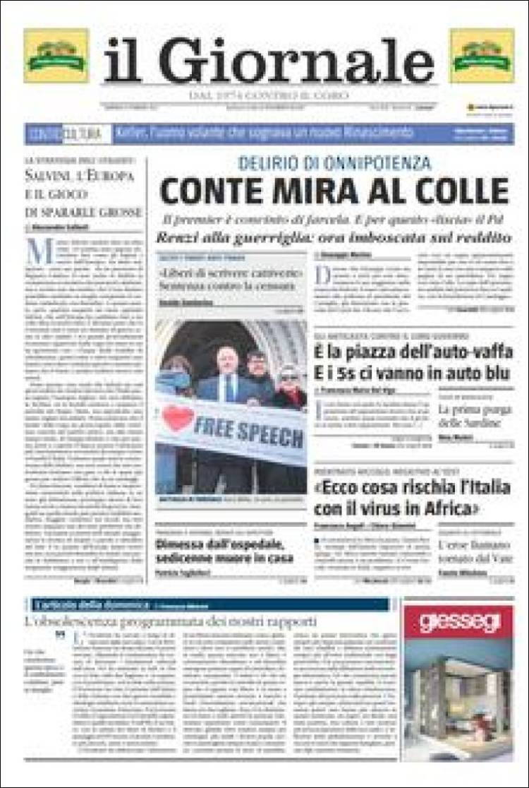 Portada de Il Sole 24 ORE (Italia)