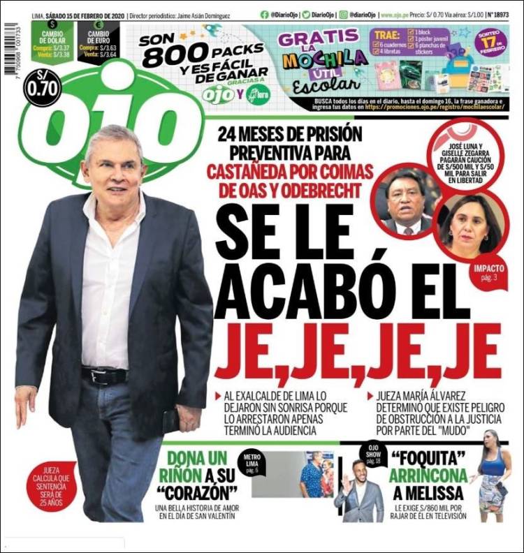 Portada de Ojo (Perú)