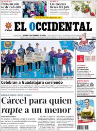 Portada de El Occidental (México)