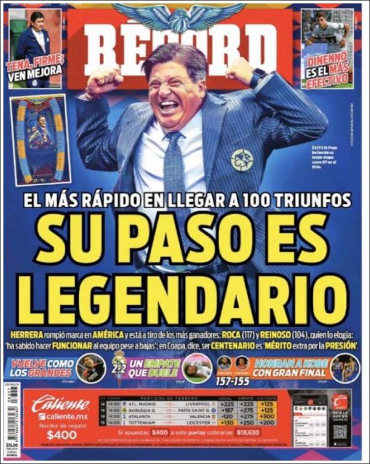 Portada de Record (México)