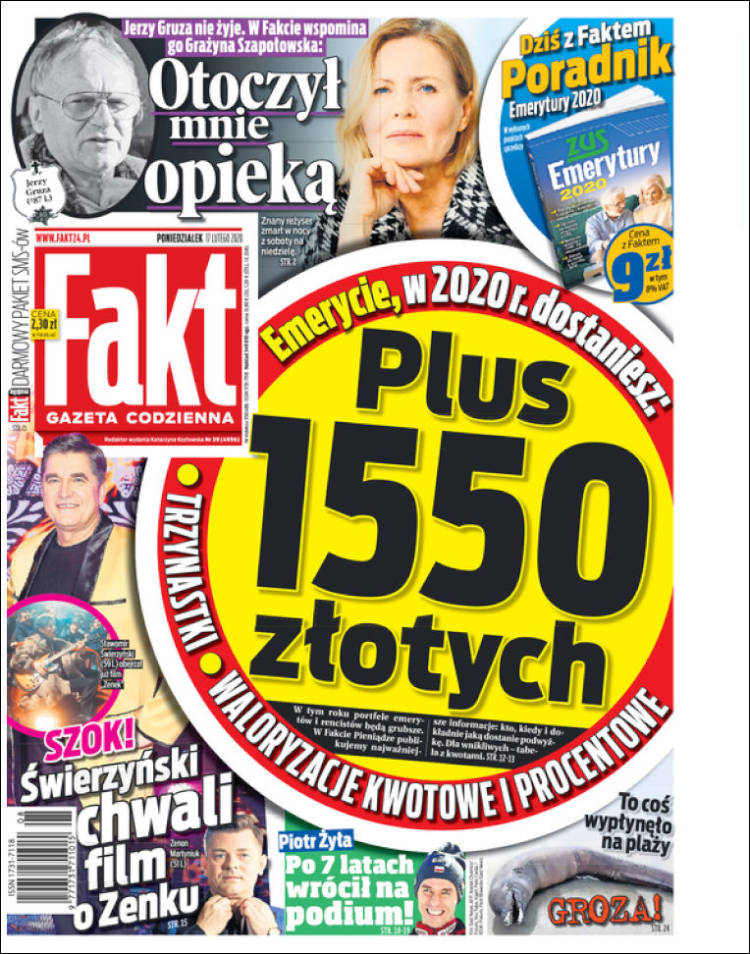 Portada de Fakt (Polonia)