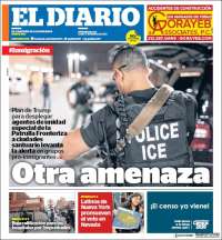 Portada de El Diario NY (USA)