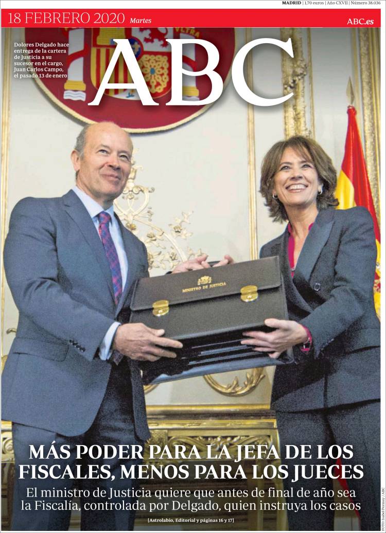 Portada de ABC (España)