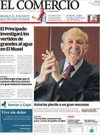 Portada de El Comercio (España)