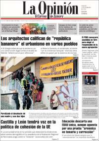 Portada de La Opinión - El Correo de Zamora (España)