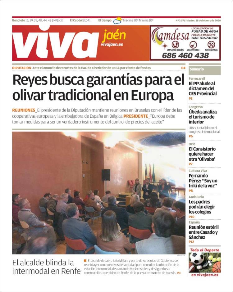 Portada de Viva Jaén (España)