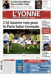 Portada de L'Yonne-Républicaine (Francia)
