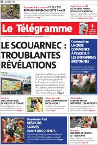 Portada de Télégramme (Francia)