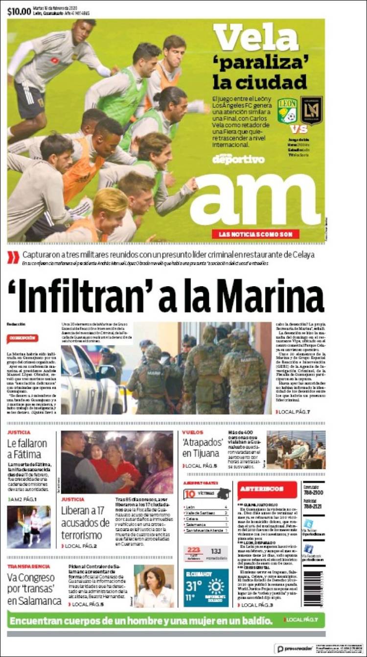 Portada de Al Día A.M. (Mexico)