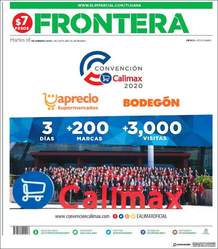 Portada de Frontera (México)