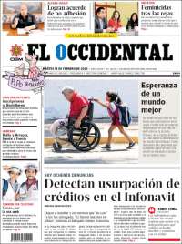 Portada de El Occidental (México)