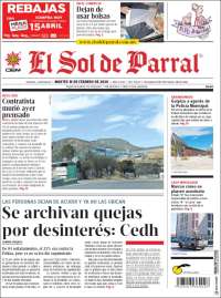 Portada de El Sol de Parral (Mexico)