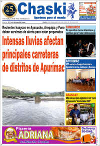 Portada de Diario Chaski (Perú)