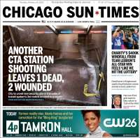 Portada de Chicago Sun-Times (USA)