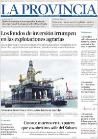 Portada de La Provincia (Espa&ntilde;a)