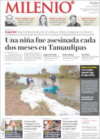 Portada de Milenio - Tamaulipas (México)