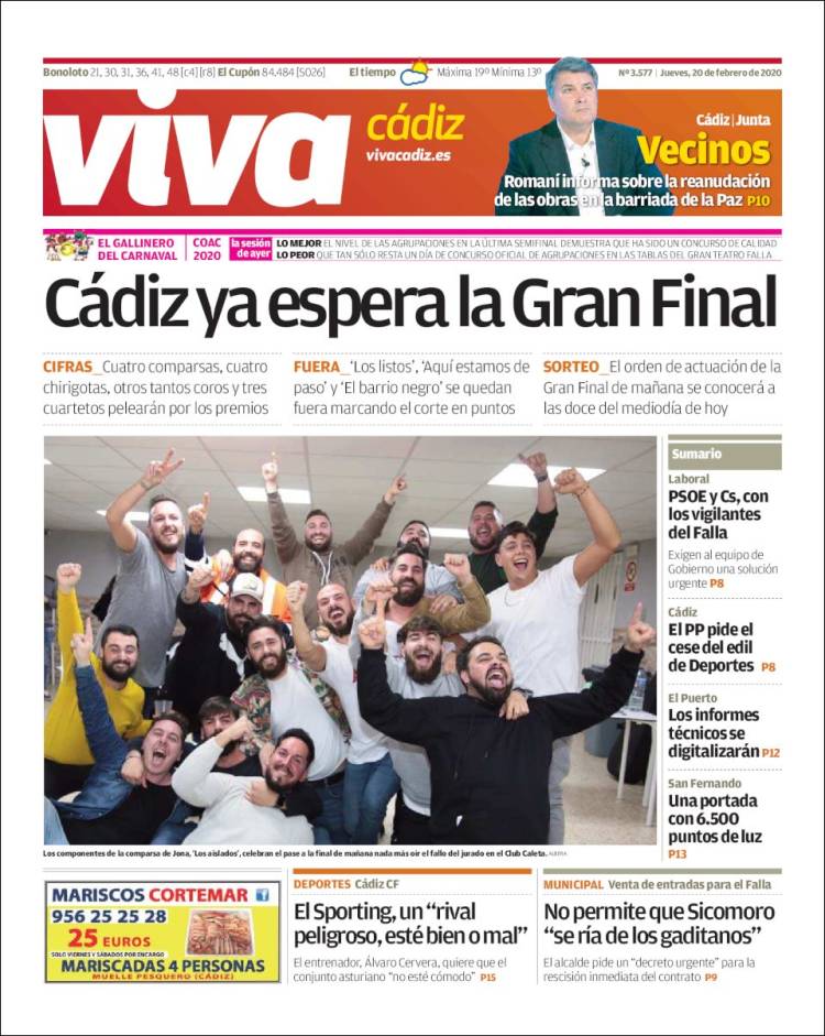 Portada de Viva Cadiz (Espa&ntilde;a)