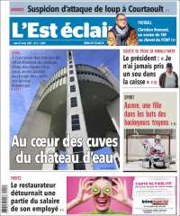 Portada de L'Est Eclair (Francia)