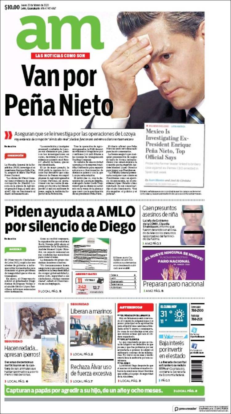 Portada de Al Día A.M. (M&eacute;xico)