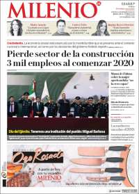 Portada de Milenio de Puebla (México)