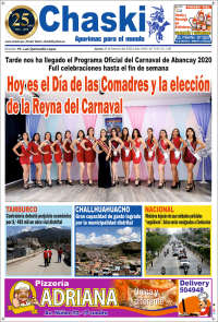 Portada de Diario Chaski (Per&uacute;)