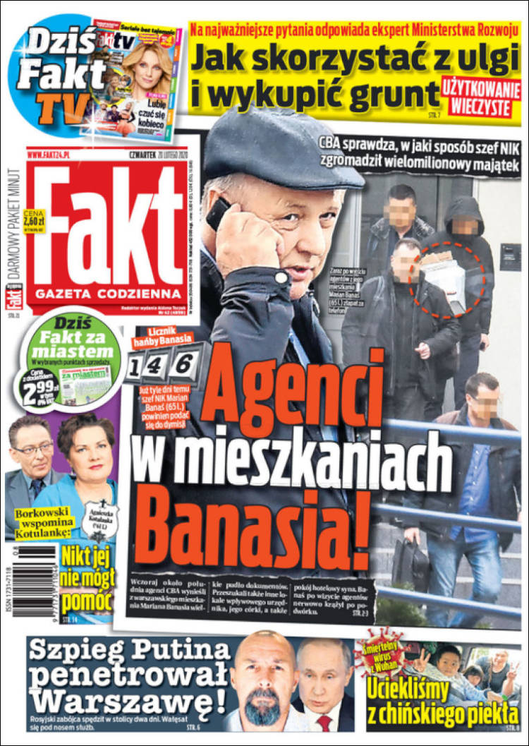 Portada de Fakt (Polonia)