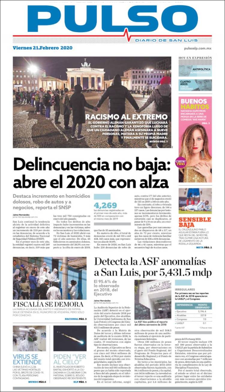 Portada de Pulso (México)