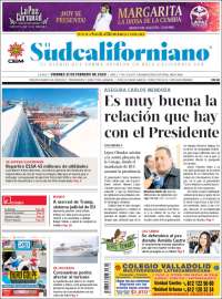 Portada de El Sudcaliforniano (México)