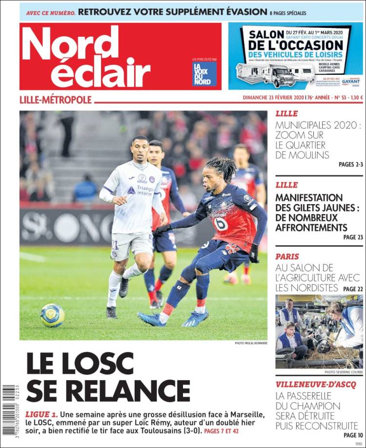 Portada de Nord Éclair (Francia)