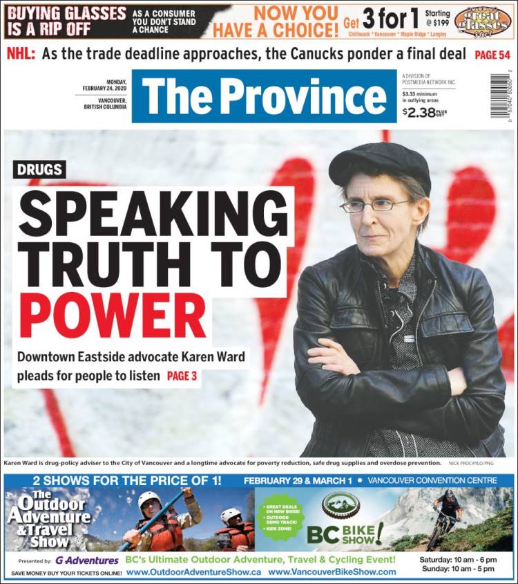 Portada de The Province (Canada)