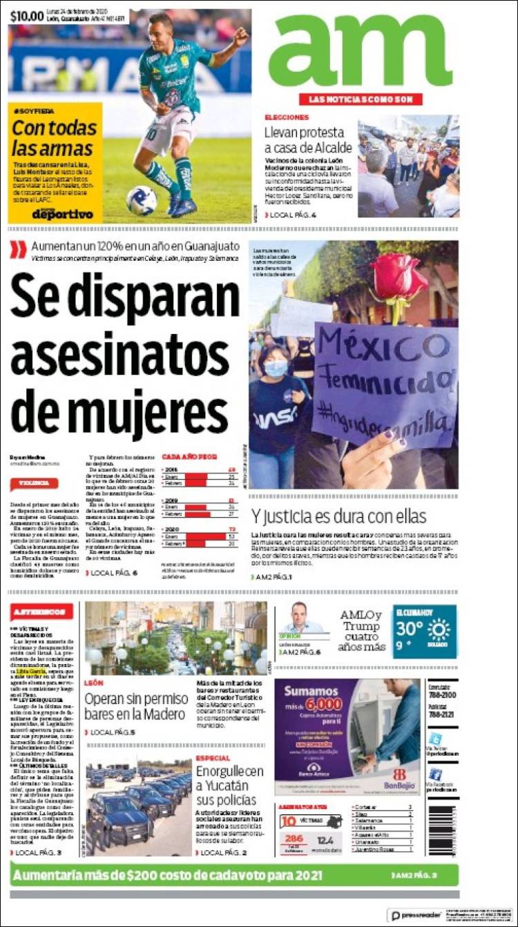 Portada de Al Día A.M. (M&eacute;xico)